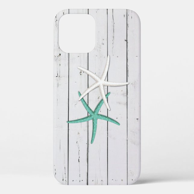 Rustic Starfish Weathered Wood Case-Mate iPhone Case (Back)