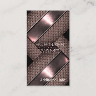 Rustic Steel Business Card 2