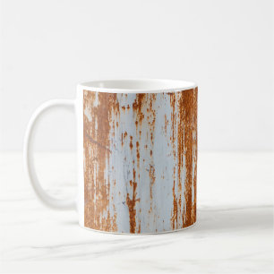 Rustic Steel: Grunge Wall Texture Coffee Mug