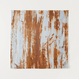 Rustic Steel: Grunge Wall Texture Tapestry