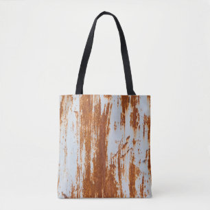 Rustic Steel: Grunge Wall Texture Tote Bag