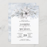 rustic stencil botanical elegant wedding