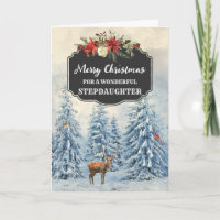 Rustic Stepdaughter Merry Christmas