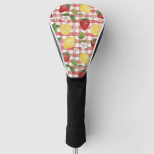 Rustic Strawberry & Citrus Earthy Pattern (6) Golf Head Cover
