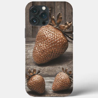 Rustic Strawberry Magnetic Phone Case
