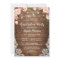 Rustic String Lights Floral Photo Graduation Party