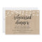 Rustic String Lights Rehearsal Dinner Invites