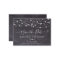 Rustic String Lights Wedding Save The Date Slate