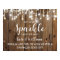 Rustic  String of lights sparkler send off wedding