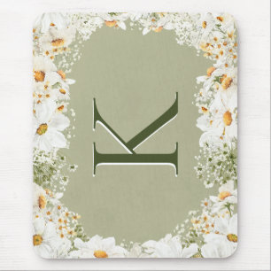 Rustic Summer Daisies Mouse Mat