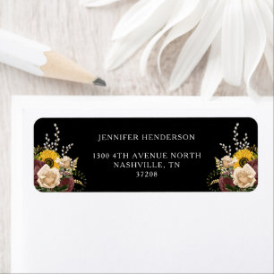 Rustic Sunflower Barn Black Wedding