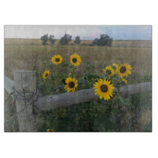 Rustic Sunflower Country cutting board