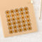 Rustic Sunflower Envelope Seals Monogram Initials
