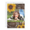 Rustic Sunflower Graduation Photo Announcement