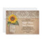 rustic sunflower mason jar engagement party
