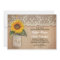 rustic sunflower mason jar engagement party