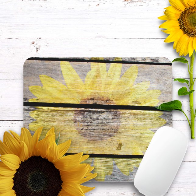 Rustic Sunflower Mouse Mat (Creator Uploaded)