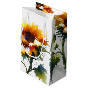 Rustic Sunflower Small Gift Bag