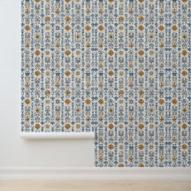 Rustic Sunflower Stripe Pattern