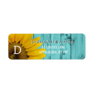 Rustic Sunflowers Barnwood Country Western Wedding