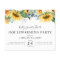 rustic sunflowers housewarming party invitation