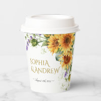 Rustic Sunflowers & Lavander Wedding