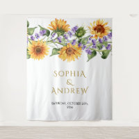 Rustic Sunflowers & Lavander Wedding