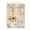 Rustic Sunflowers Mason Jar Bridal Shower Invites