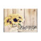 Rustic Sunflowers Mason Jar Wedding RSVP Cards