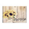 Rustic Sunflowers Mason Jar Wedding RSVP Cards