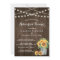 Rustic Sunflowers String Lights Rehearsal Dinner