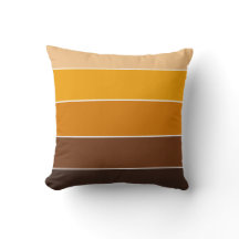 Rustic Sunny Yellow Brown Stripe Pattern Fall