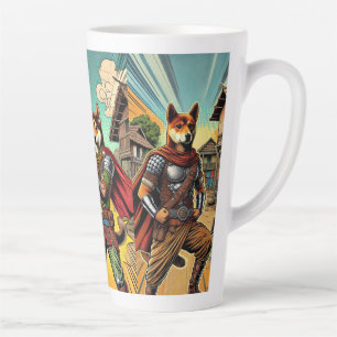 Rustic Superdog Latte Mug: The Indie Hero Mug
