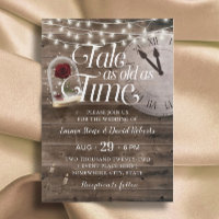 Rustic Tale as Old as Time Fairytale Wedding