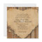 Rustic Tattered Heart Wood Look Country Wedding