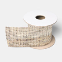 Rustic Tea Dyed Burlap Farmhouse Style Ribbon