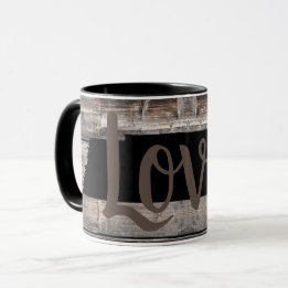rustic TENNESSEE LOVE in script Mug
