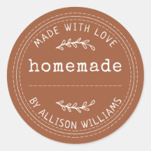 Rustic Terracotta Personalised Homemade