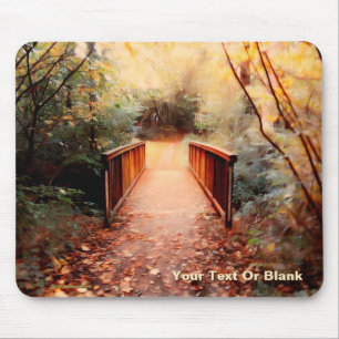 Rustic Teutoburg Forest Footbridge Mouse Mat