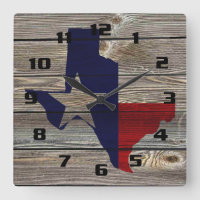 Rustic Texas on Authentic looking wood