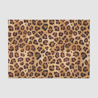 Rustic Texture Leopard Print Tissue Paper