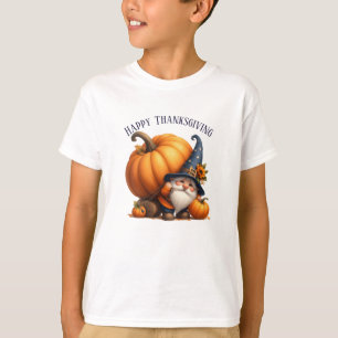 Rustic Thanksgiving Pumpkin Watercolor Autumn T-Shirt
