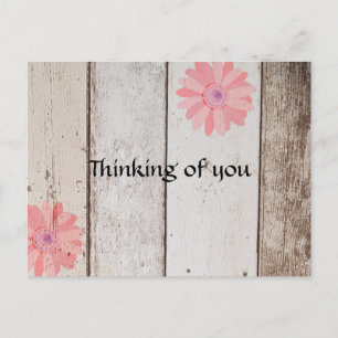 Rustic Thinking of You Greeting Card