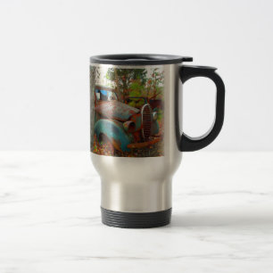Rustic Thirties Junk Yard Pick Up Truck Travel Mug