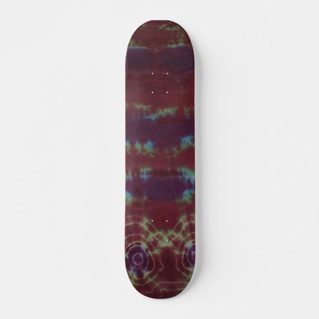 Rustic Tie Dye Skateboard (Front)