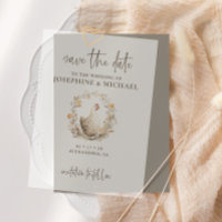 Rustic Timeless Farm Chicken Save the Date