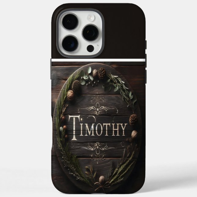 Rustic Timothy Sign Case-Mate iPhone Case (Back)
