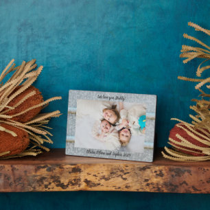 Rustic Tin Silo We Love You Personalised Name Plaque