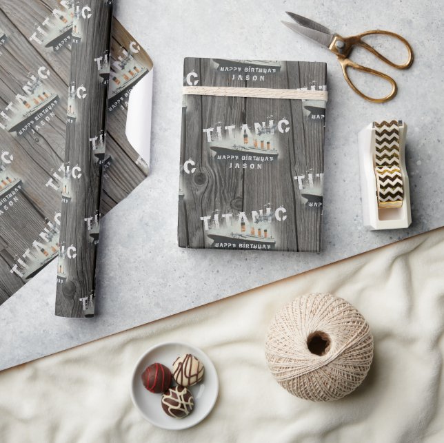  Rustic Titanic Wrapping Paper (Crafts)
