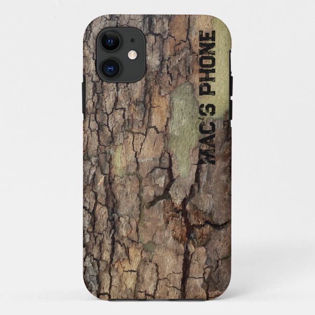 Rustic tree bark, outdoor natural pattern Case-Mate iPhone case (Back)